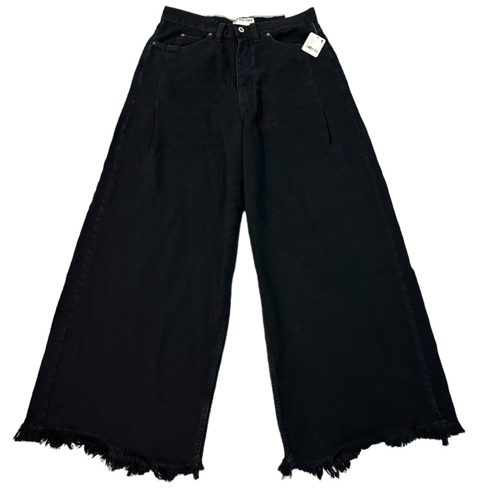 Free People Old West Slouchy Jeans in Blue Black Size 31 NWT - Picture 10 of 15
